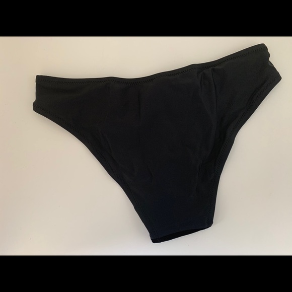 Two piece black velvet bikini set, Size M - Picture 5 of 10